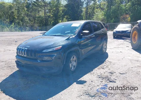 2015 Jeep Cherokee Sport z USA, uszkodzony, nr VIN 1C4PJLAB7FW547785